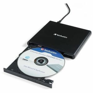 Verbatim DVD-Brenner - Extern - 1 Stück - DVD±R/±RW Unterstützung - 24x CD Wiederbeschreiben - 8x DVD Wiederbeschreiben - 
