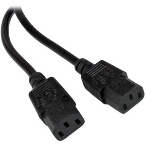 StarTech.com 2m Computer Power Cable - BS-1363 to 2x C13 - C13 Y-Cable - 6ft/1.8m 18AWG (0.75mm2) flexible computer power 