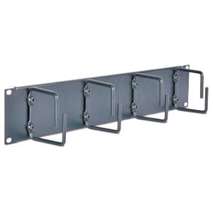 Ordonnateur de câble APC by Schneider Electric - Noir - 1 Unité Pack - Gestionnaire des câbles - 2U Rack Height