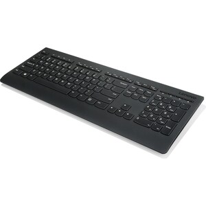 Lenovo Professional Keyboard & Mouse - Spanish - USB Wireless RF - Keyboard/Keypad Color: Black - USB Wireless RF - Laser 