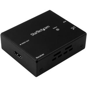 StarTech.com Multi-Input HDBaseT Extender with Built-in Switch - DisplayPort VGA and HDMI Over CAT5e or CAT6 - Up to 4K - 