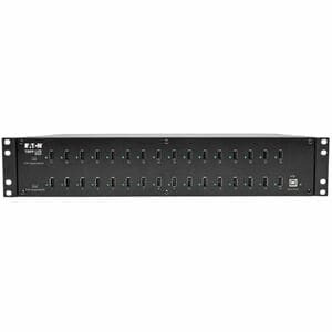 Eaton Tripp Lite Series 32-Port USB Charging Station with Syncing, 230V, 5V 80A (400W) USB Charger Output, 2U Rack-Mount -