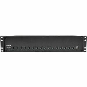 Eaton Tripp Lite Series 16-Port USB Charging Station with Syncing, 230V, 5V 40A (200W) USB Charger Output, 2U Rack-Mount -