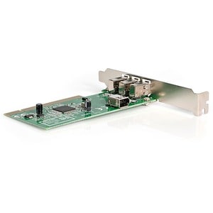 StarTech.com PCI1394MP. Hostschnittstelle: PCI, Output interface: IEEE 1394/Firewire. Produktfarbe: Grün, Metallisch, Zert