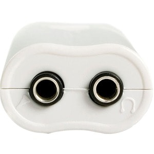 StarTech.com ICUSBAUDIO. Hostschnittstelle: USB, Kopfhörer: 3.5 mm. Chipsatz: C-Media CM108AH, Produktfarbe: Weiß, Zertifi