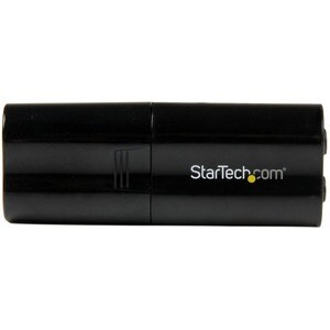 StarTech.com ICUSBAUDIOB. Hostschnittstelle: USB, Kopfhörer: 3.5 mm. Chipsatz: C-Media CM108AH, Produktfarbe: Schwarz, Zer