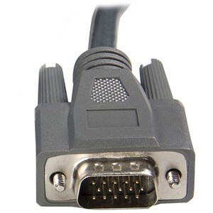 StarTech.com SVUSBVGA10. Kabellänge: 3 m, Produktfarbe: Schwarz, Anschluss 1: VGA. Gewicht: 255 g, Paketbreite: 145 mm, Pa