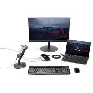 StarTech.com ICUSB2324I. Hostschnittstelle: USB 2.0 Type-B, Hub interfaces: Seriell. Produktfarbe: Schwarz, Gehäusemateria