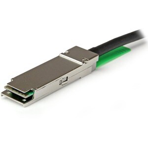 StarTech.com QSFPMM2M. Kabellänge: 2 m, Anschluss 1: QSFP+, Anschluss 2: QSFP+, Steckerverbindung (Anschluss): Stecker/Ste