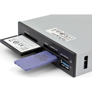 StarTech.com 35FCREADBU3. Kompatible Speicherkarten: CF, Speicherstick (MS), MicroSD (TransFlash), MicroSDHC, MiniSD, MMC,