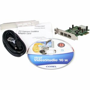 StarTech.com PEX1394B3LP. Hostschnittstelle: PCIe, Output interface: IEEE 1394/Firewire, Erweiterungskarte Standard: PCIe 