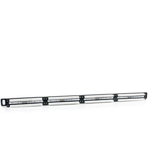 StarTech.com 24 Anschluss/AnschlüsseNetzwerk-Patchfeld - Schwarz - 24 x RJ-45 - 24 x RJ-11 - 0.5U Hoch - Rackmount