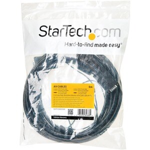 StarTech.com 2 m VGA Videokabel für Audio-/Video-Gerät, Projektor, Monitor - Erster Anschluss: Mini-Phone Stereo-Audio - S
