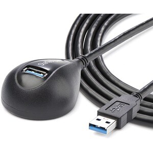 StarTech.com SuperSpeed USB3SEXT5DKB 1,52 m USB Datentransferkabel - 1 Stück - Cable for Desktop-Computer, Flash-Laufwerk,
