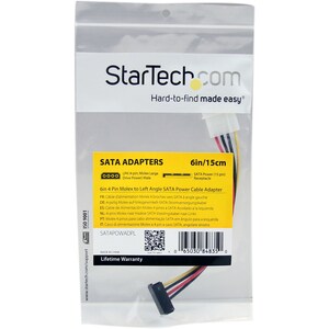 StarTech.com Adapterkabel - 15,24 cm - für SATA-Laufwerk - LP4 / SATA - 1 PCs