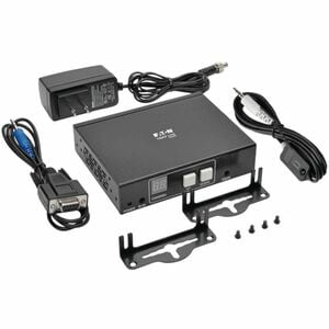 Eaton Tripp Lite Series DisplayPort over IP Extender Receiver over Cat5/Cat6, RS-232 Serial and IR Control, 1080p 60 Hz, 3
