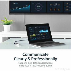 StarTech.com Videokabel - 1 Stück - Weiß