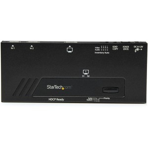 StarTech.com Audio/Video-Schalter - Kabel - TAA-konform - 3840 × 2160 - 4K - 2 Eingabegerät - 1 Display - Display, Blu-ray