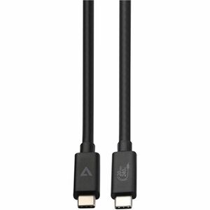 V7 V7UCC-2M-BLK-1E 2.01 m USB-C Data Transfer Cable - Cable for USB Device, PC, MAC, Mobile Device - First End: 1 x USB 3.