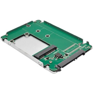 Tripp Lite M.2 NGFF SATA SSD to 2.5in SATA Enclosed Adapter Converter Dock - 1 x Total Bay - 1 x 2.5" Bay - M.2 - Serial A