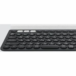 Logitech K780 Keyboard - Wireless Connectivity - USB Interface - Swiss - QWERTZ Layout - White - Bluetooth/RF - 10 m - 2.4