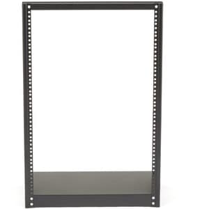 StarTech.com 2-Post 16U Heavy-Duty Desktop Server Rack, Small Open Frame 19in Network Rack for Home/Office IT Equipment, T