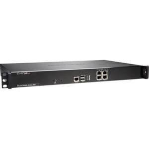 Sicurezza della rete/Dispositivo Firewall SonicWall SMA 400 - 25 User Licenses - TAA Conforme - 4 Porta - 1000Base-X - Gig