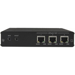 StarTech.com 3 Port HDBaseT Extender Kit with 3 Receivers - 1x3 HDMI over CAT5 Splitter - 1-to-3 HDBaseT Distribution Syst
