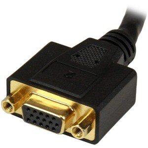 StarTech.com 8in Wyse DVI Splitter Cable - DVI-I to DVI-D and VGA - M/F - 20.32 cm DVI/VGA Video Cable for Video Device, M