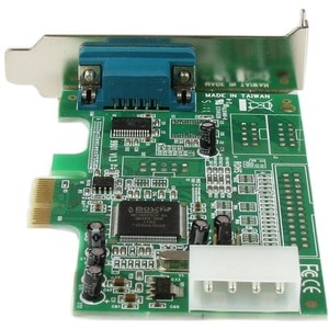 StarTech.com 1 Port Low Profile Native RS232 PCI Express Serial Card with 16550 UART - Low-profile Plug-in Card - 16550 UA