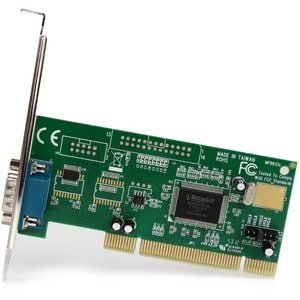 StarTech.com 1 Port PCI RS232 Serial Adapter Card - Low-profile Plug-in Card - PCI - 1 x Number of Serial Ports External -