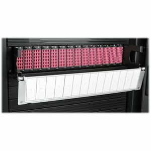 Tripp Lite series N48K-42M8L168-B 50/125 Breakout Fiber Patch Panel - 168 x Duplex - 2U High - Black - 19" Wide - Rack-mou