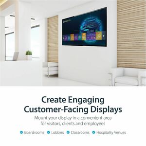 StarTech.com Flachbildfernseher Wandhalterung - für 32" bis 75" LCD, LED oder Plasma Fernseher - Kippbare Halterung für VE