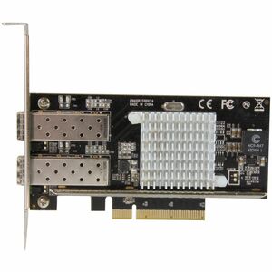 StarTech.com 10 Gigabit-Ethernet-Karte für Workstation - 10GBase-X - SFP+ - Plug-in-Karte - Schwarz - PCI Express x4 - 20 