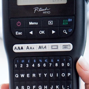 Brother P-touch PT-H110 Electronic Label Maker - Thermal Transfer - 20 mm/s Mono - 3 Fonts - 180 x 180 dpi - Tape, Label3.