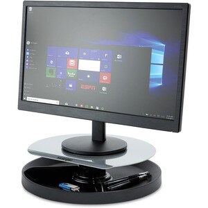 Kensington Spin2 K52787WW Monitor Stand - 18.14 kg Load Capacity - Desktop - Black