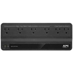 APC Back-UPS™ 450 VA/255 W - Tower - 8 Hour Recharge - 2.60 Minute Stand-by - 120 V AC Input - 120 V AC Output - Square Wa