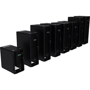 HPE 42U Floor Standing Rack Cabinet for Server, PDU - Black - 1361 kg Static/Stationary Weight Capacity