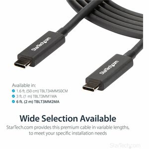 StarTech.com 2 m USB Datentransferkabel für Docking Station, Monitor, Notebook, Drucker, Smartphone, Speichergerät, PC - 1