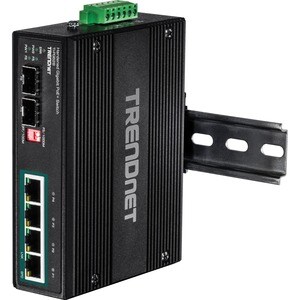 TRENDnet TI-PG62B 6 Ports Ethernet Switch - Gigabit Ethernet - 1000Base-T, 1000Base-X - New - TAA Compliant - 2 Layer Supp