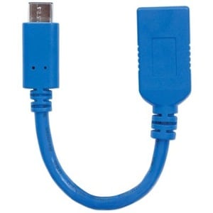 ADAPTADOR DE USB-A a USB-C DE SUPERVELOCIDAD MANHATTAN, USB 3.1