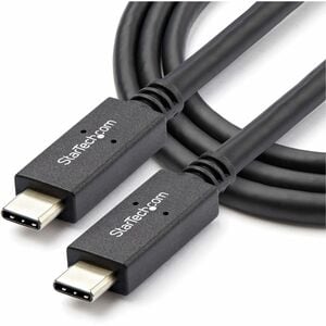 StarTech.com 1m 3 ft USB C Cable with Power Delivery (5A) - M/M - USB 3.1 (10Gbps) - USB-IF Certified - USB Type C Cable -