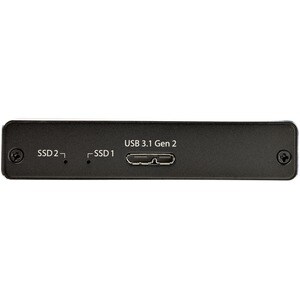 StarTech.com USB 3.1 SSD Enclosure â€" 10 Gbps â€" Aluminum â€" External Hard Drive Enclosure â€" M.2 to SATA â€" Raid Dri