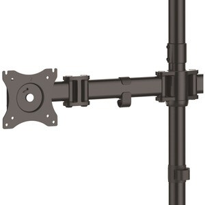 StarTech.com Quad Monitor Stand, Crossbar, Steel, Monitors up to 27" (17.6lb/8kg), VESA Monitor, Computer Monitor Stand, M