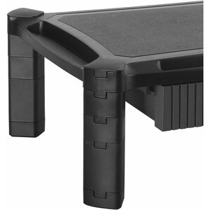 StarTech.com Adjustable Monitor Riser, Large, Drawer, Monitors up to 32" (22lb/10kg), Adjustable Height, Desk Monitor Stan