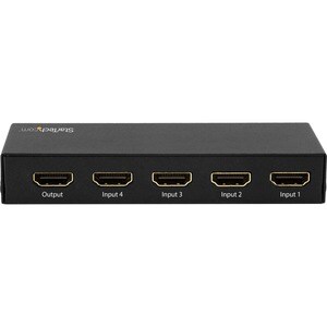 Commutatore audio/video StarTech.com - Cavo - 3840 × 2160 - 4K - 4 Dispositivo d'ingresso - 1 Display - Display, Proiettor