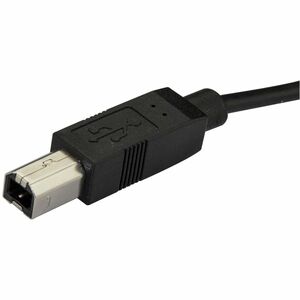 StarTech.com 2m 6 ft USB C to USB B Cable - M/M - USB 2.0 - USB Type C Printer Cable - USB 2.0 Type-C to Type-B Cable - Ca