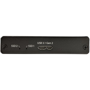 StarTech.com 2 x Gesamtzahl Einschübe DAS-Speichersystem Tragbar - TAA-konform - M.2 - USB 3.1 (Gen 2) - Serial ATA/600 St