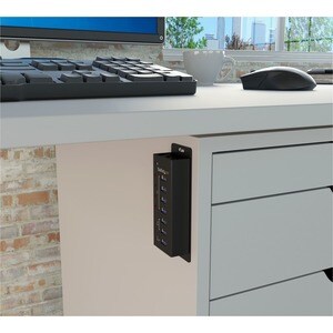StarTech.com 4 Port USB 3.0 Hub plus 3 Dedicated USB Charging Ports (2 x 1A & 1 x 2A) - 5Gbps - Wall Mountable Metal Enclo
