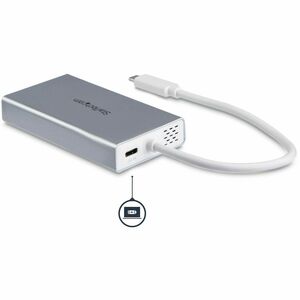 StarTech.com Adattatore Multifunzione USB-C per portatili - Power Delivery - 4K HDMI - Gbe - USB 3.0 - Bianco e Argento - 